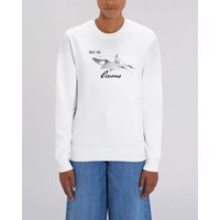 Human Family Bio Unisex Rundhals-Sweatshirt - "Switch - Save Oceans" in 3 Farben mit 85 % Bio-Baumwolle