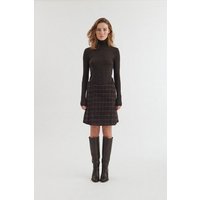 Basic Apparel Kurzer Karo-Rock MISA aus Bio-Baumwolle