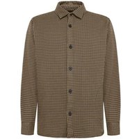 KnowledgeCotton Apparel Langarm-Hemd Loose houndtooth overshirt