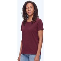 Life-Tree Organic Fairwear Shirt Women Basic | Rot/Blau