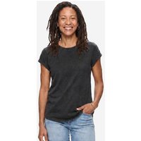 Life-Tree Organic Fairwear Shirt Women Basic | Stone Washed Black