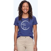 Life-Tree Organic Fairwear Shirt Women Fairwear Organic Dusk Circle | Blau