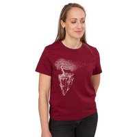 Life-Tree Organic Fairwear Shirt Women Fairwear Organic Burgundy Maple Island