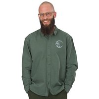 Life-Tree Organic Fairwear Fairwear Men Organic Hemd Workershirt Circle-Logo Bay | Grün