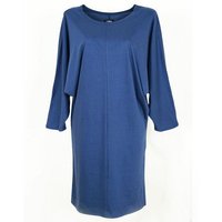 Lena Schokolade Bolero Dress Petrolblau aus Bio-Jersey