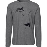 HANDGEDRUCKT "Gravity" Männer Longsleeve Neutral
