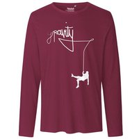HANDGEDRUCKT "Gravity" Männer Longsleeve Neutral
