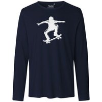 HANDGEDRUCKT "Skater" Männer Longsleeve Neutral
