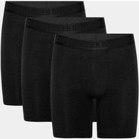 Copenhagen Bamboo 3 Paar Unterhosen aus Bambus mit langen Beinen in Schwarz