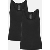 Copenhagen Bamboo 2 Stück Schwarzes Bambus Tank Top