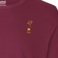 HANDGEDRUCKT "Kosmokind" Männer Longsleeve Neutral