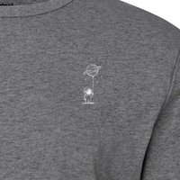 HANDGEDRUCKT "Kosmokind" Männer Longsleeve Neutral