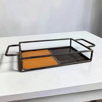 Moogoo Creative Africa Upcycling Tablett aus recycelten Ölfässern | Industrial Design Vintage