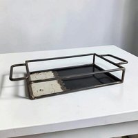 Moogoo Creative Africa Upcycling Tablett aus recycelten Ölfässern | Industrial Design Vintage