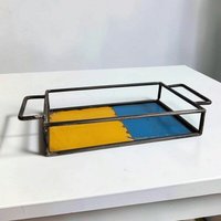 Moogoo Creative Africa Upcycling Tablett aus recycelten Ölfässern | Industrial Design Vintage