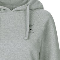 HANDGEDRUCKT "Beam it up" Frauen Hoody Neutral