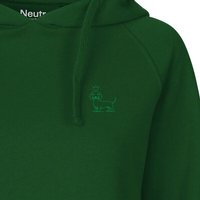 HANDGEDRUCKT "König Wuff" Frauen Hoody Neutral