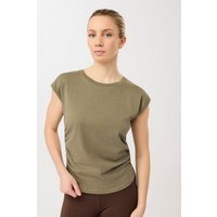 Mandala Side Ruffled Top