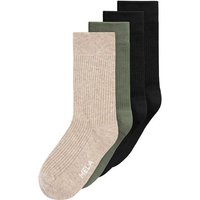 MELA Gerippte Socken 4 Paare