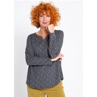 Heidekönigin Blusenshirt bedruckt - GOTS