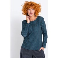 Heidekönigin Langarmshirt bedruckt - GOTS