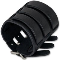 Simaru Breites Schnallenarmband aus Echtleder