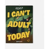 Photocircle I Can't Adult Today Wandkalender 2027 von Jonas Loose