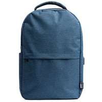 Stamina Leichter Rucksack Meliert mit Notebookfach aus recyceltem RPET-Polyester mit Powerbank Anschluss