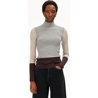 ARMEDANGELS ALAANIA PATCH Damen Strickpullover aus 100% Bio-Baumwolle