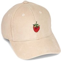 Bestickte Cord Cap – Erdbeere – LIGARTI Tiermanufaktur