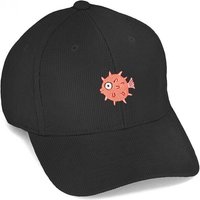 Bestickte Cord Cap – Kurt der Kugelfisch – LIGARTI Tiermanufaktur