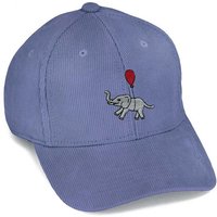 Bestickte Cord Cap – Tuffi der Elefant – LIGARTI Tiermanufaktur
