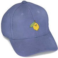 Bestickte Cord Cap – Zitrone – LIGARTI Tiermanufaktur