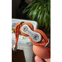 ARTHURKOPF Armband aus Fahrradkettenglied und Paracord