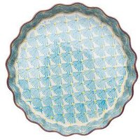 TRANQUILLO Quicheform aus Steinzeug mit Muster 22 cm (POR086, POR491)