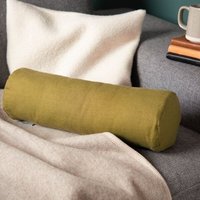 nahtur-design Nackenrolle mit Leinenbezug | Füllung aus Wollkügelchen oder Dinkelspelz | 40 × 15 cm