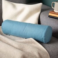nahtur-design Nackenrolle mit Leinenbezug | Füllung aus Wollkügelchen oder Dinkelspelz | 40 × 15 cm