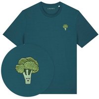 Besticktes T-Shirt – Brokkoli – LIGARTI Tiermanufaktur