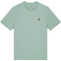 Besticktes T-Shirt – Babette die Winter-Katze – LIGARTI Tiermanufaktur