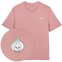 Besticktes T-Shirt – Knoblauch – LIGARTI Tiermanufaktur