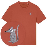 Besticktes T-Shirt – Murat die Maus – LIGARTI Tiermanufaktur