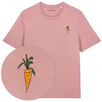 Besticktes T-Shirt – Karotte – LIGARTI Tiermanufaktur