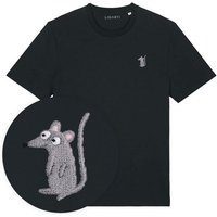Besticktes T-Shirt – Murat die Maus – LIGARTI Tiermanufaktur