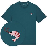 Besticktes T-Shirt – Nele der Shrimp – LIGARTI Tiermanufaktur