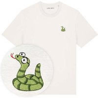 Besticktes T-Shirt – Schorsch die Schlange – LIGARTI Tiermanufaktur