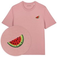 Besticktes T-Shirt – Wassermelone – LIGARTI Tiermanufaktur