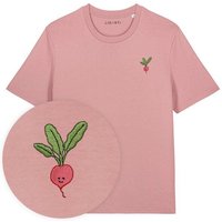 Besticktes T-Shirt – Radieschen – LIGARTI Tiermanufaktur