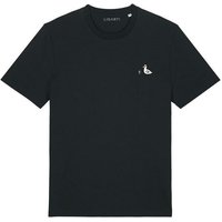 Besticktes T-Shirt – Piet die Ente – LIGARTI Tiermanufaktur
