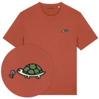 Besticktes T-Shirt – Lars die Schildkröte – LIGARTI Tiermanufaktur