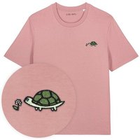 Besticktes T-Shirt – Lars die Schildkröte – LIGARTI Tiermanufaktur